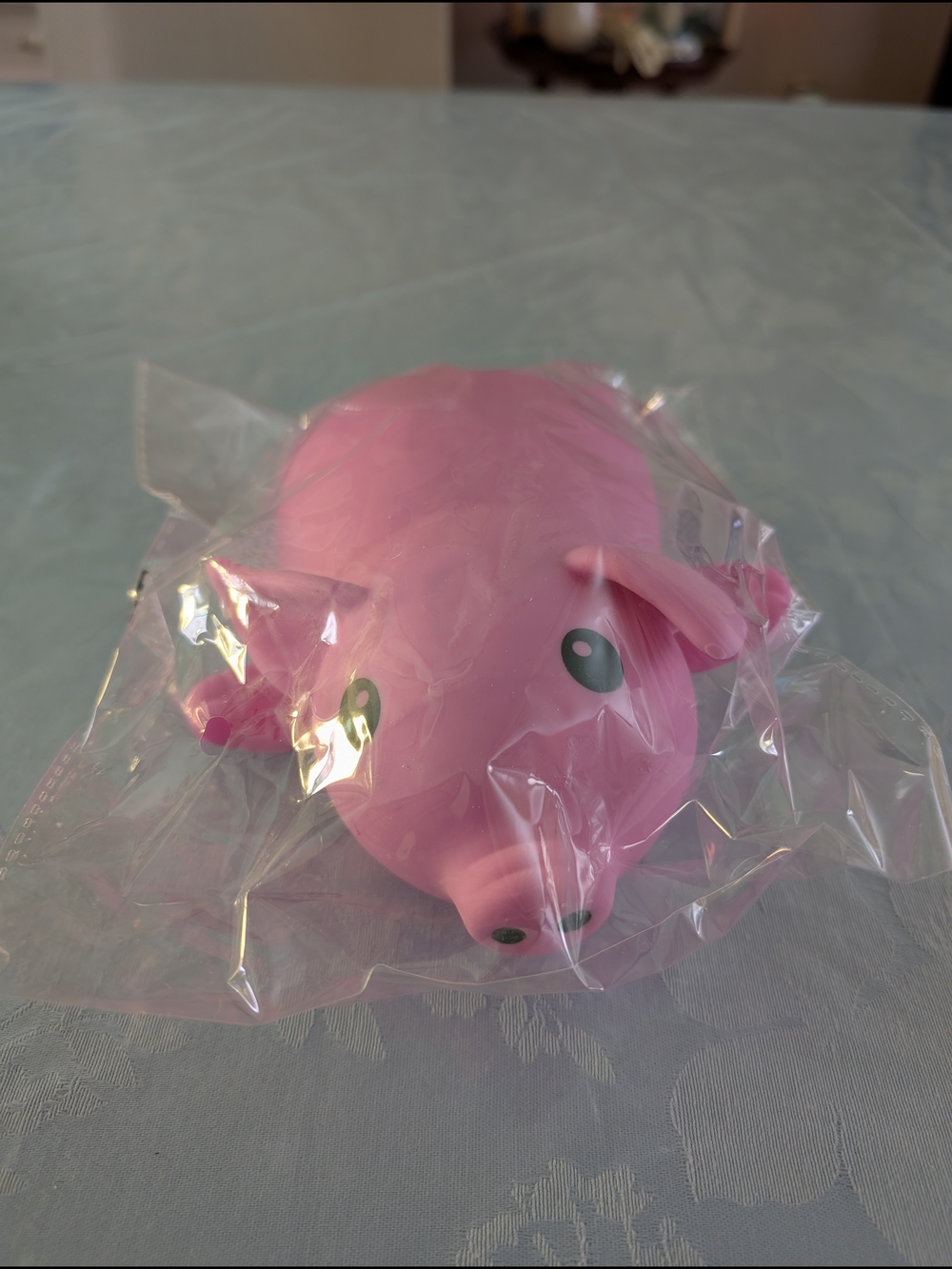 Pink Pig Squishy Toy - Bright Pink